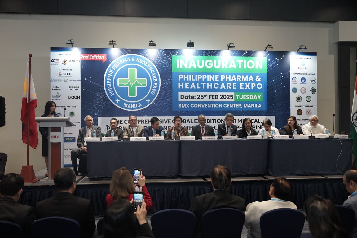 Inaugural Ceremony of the 2nd Philippine Pharma and Healthcare Expo 2025 at the SMX Convention Centre, Manila, Philippines