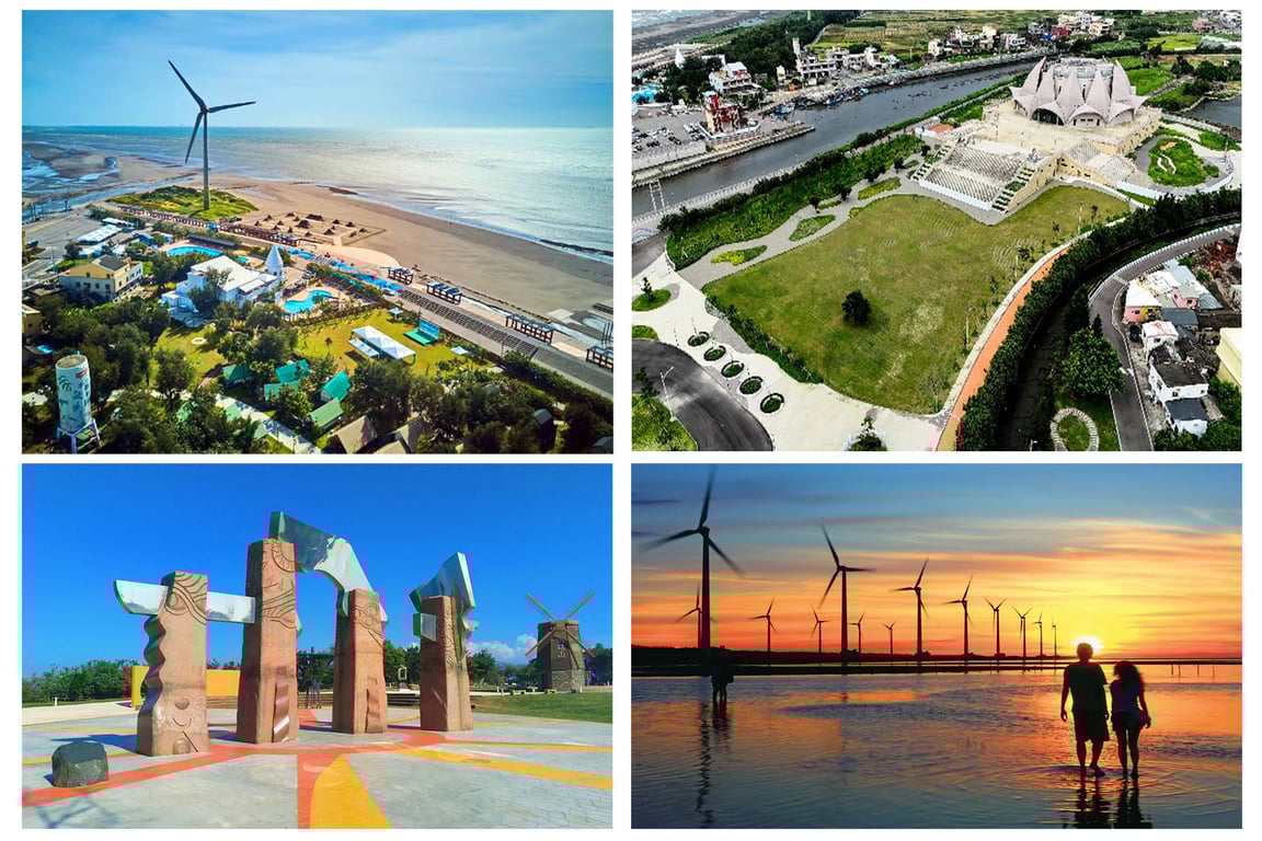 Da’an Coastal Paradise, Da’an Port Mazu Cultural Park, Dajia Tiezhenshan Scenic Area, Gaomei Wetlands Sunset