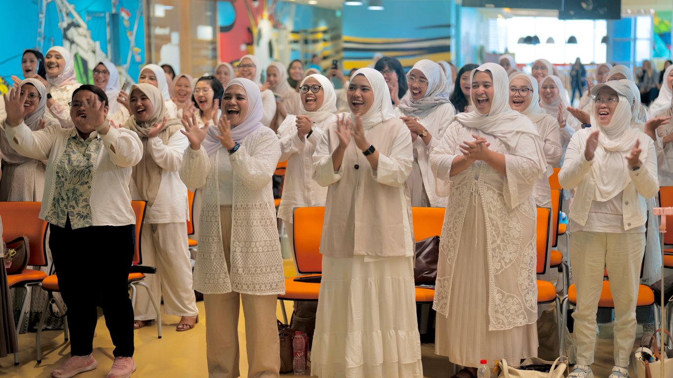 Suasana antusias dari para peserta selama sesi diskusi bersama&nbsp;member Ibu2Canggih dan Expert dari Daya by Bank SMBC Indonesia