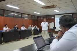 Direktur SDM Krakatau Steel, Suryantoro Waluyo, memberikan pengarahan program transformasi KRAS Reborn&nbsp;