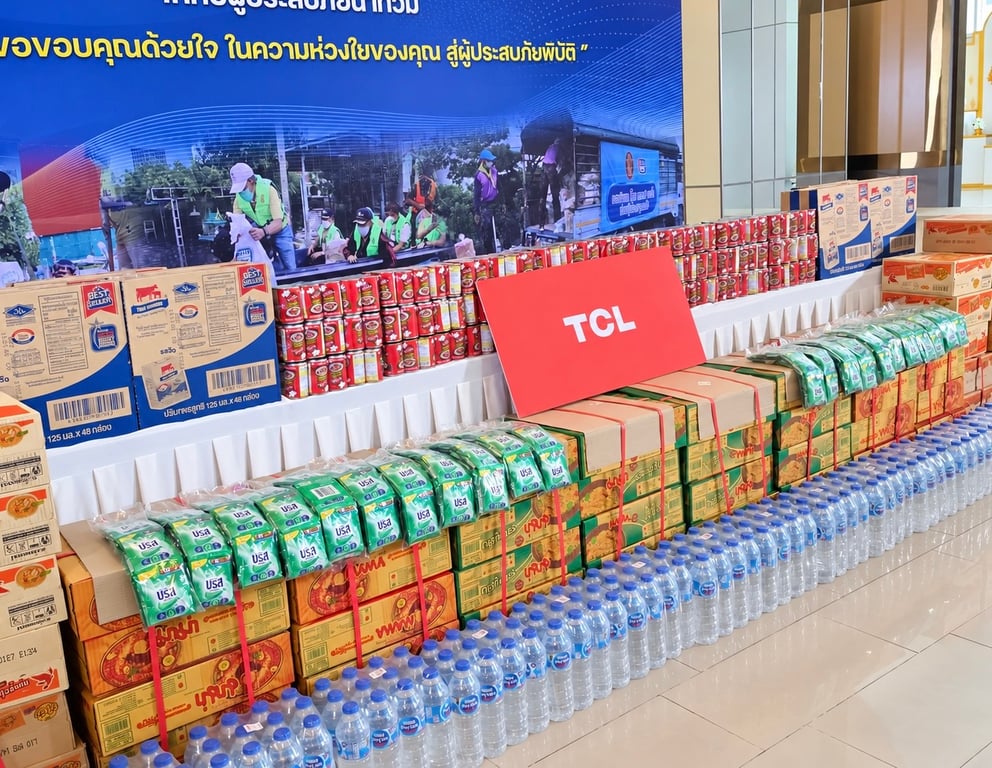 TCL ช่วยเหลือน้ำท่วมกับ ททบ.5