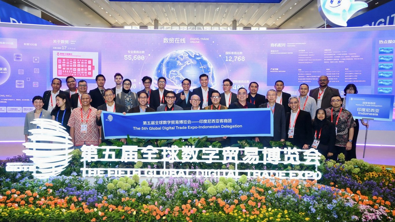 Delegasi Indonesia di Global Digital Trade Expo ke-5, Hangzhou, September 2026.