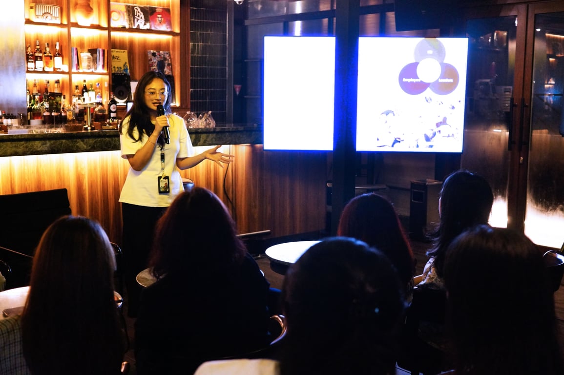 Sumber: Smart Salary — Kamila Fakhra Fahima (HR Manager KitaLulus) memaparkan materi terkait strategi operasional HR dalam HR Leader Gathering.