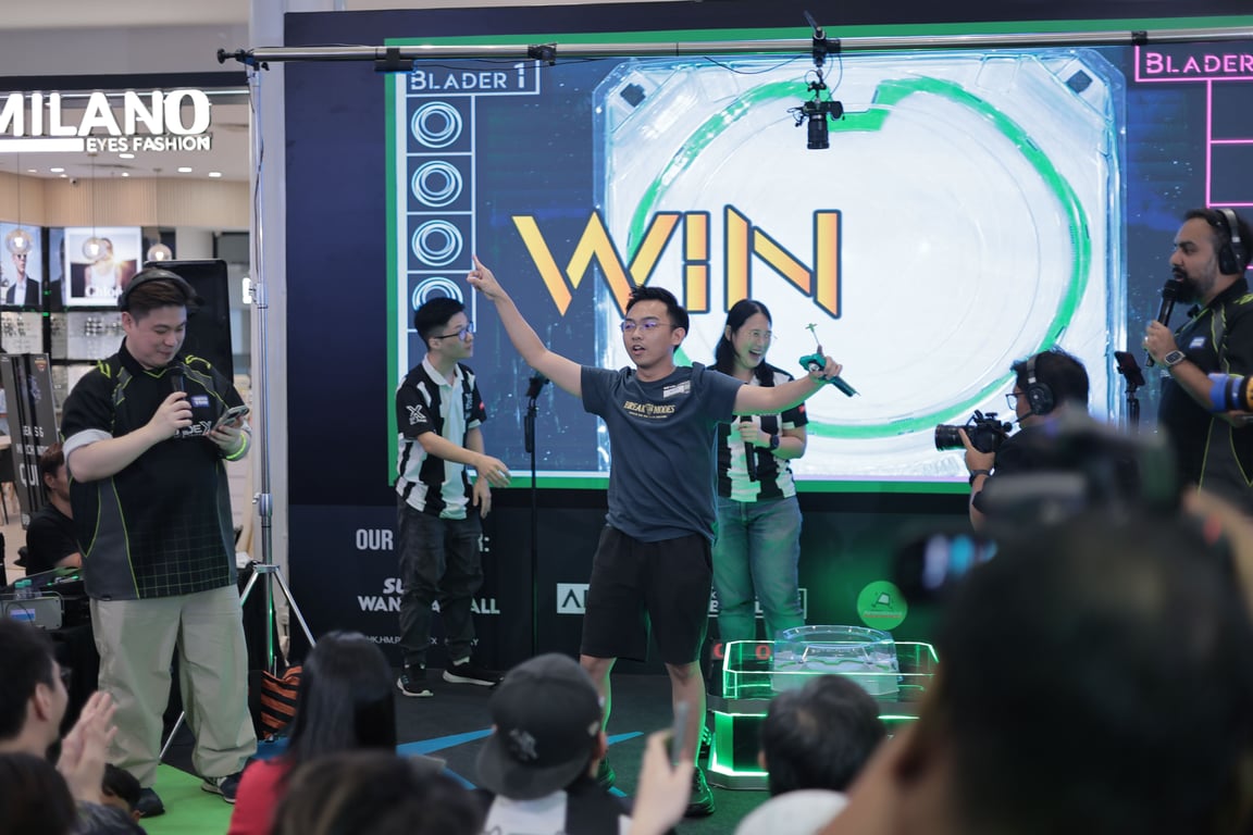 Winning moment Elite Champion Tan Yi Xian
