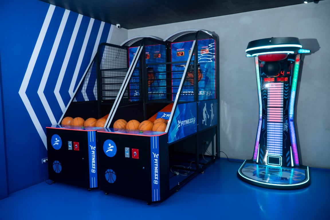 Training made fun with its added Arcade area