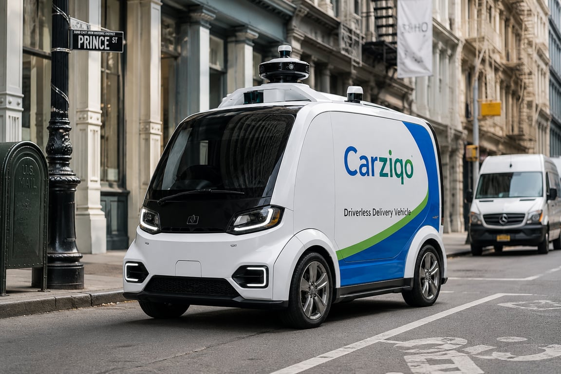 Carziqo Expands A-DS Autonomous Delivery Vehicle Operations to New York | PR