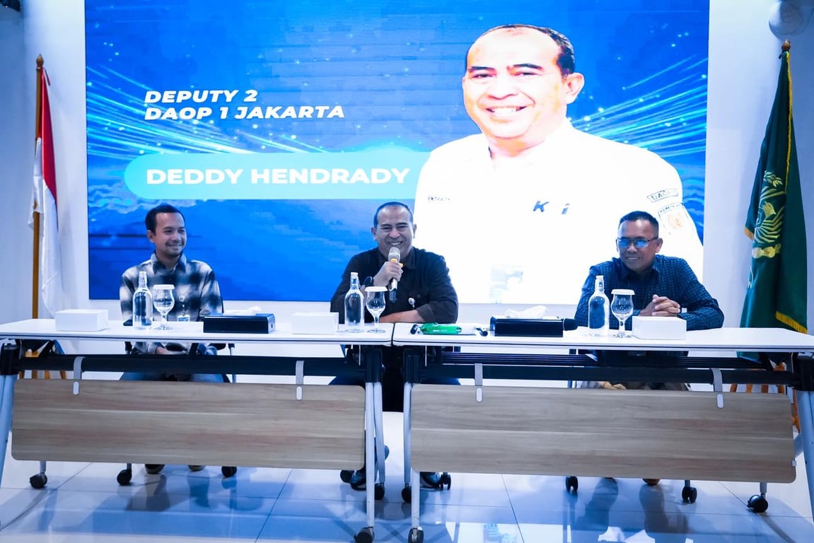 Deputy 2 Jakarta, Deddy Hendrady memberikan sambutan