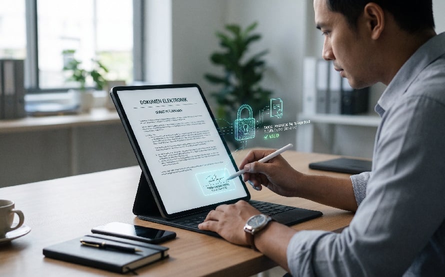 Dokumen Elektronik Beredar lewat Pesan, Kapan Keasliannya Hilang?