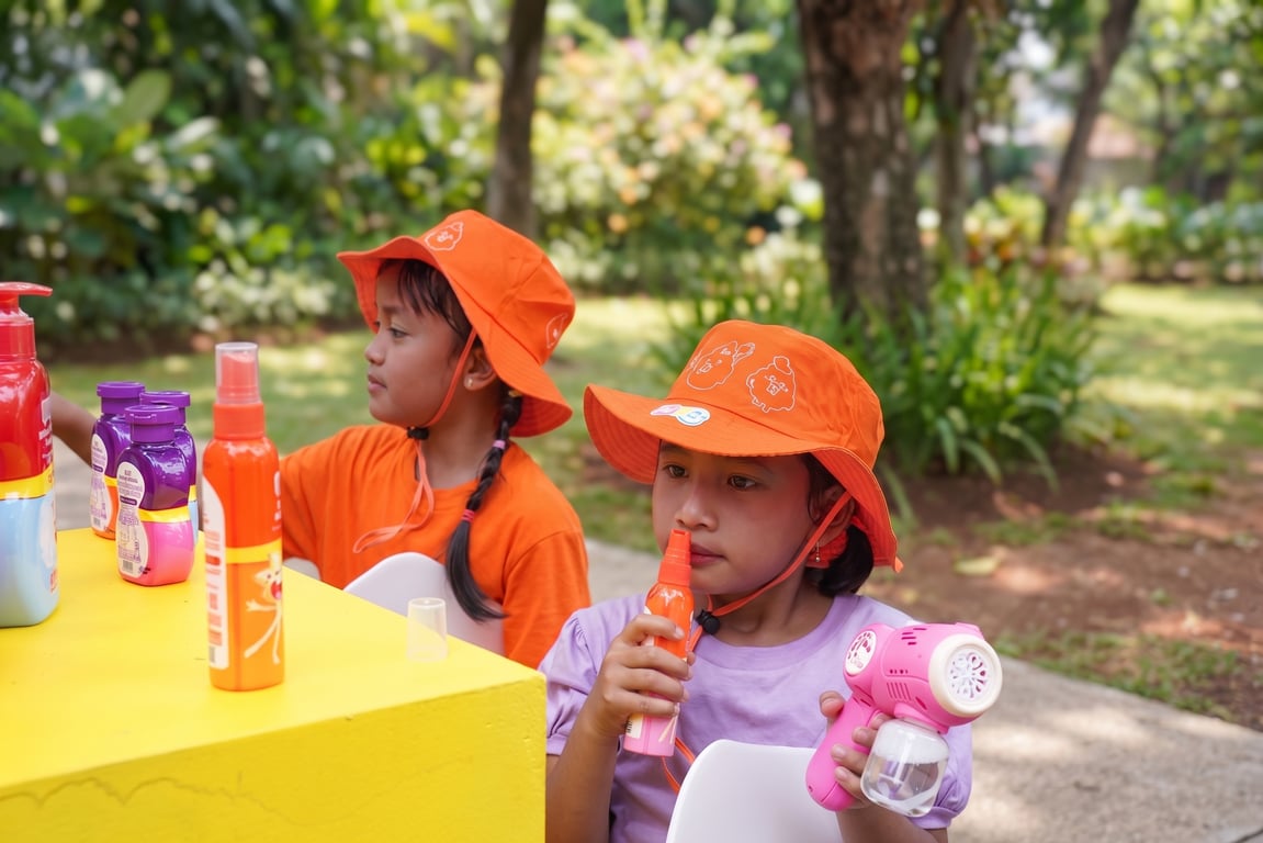 Anak Aktif menyukai aroma B&B