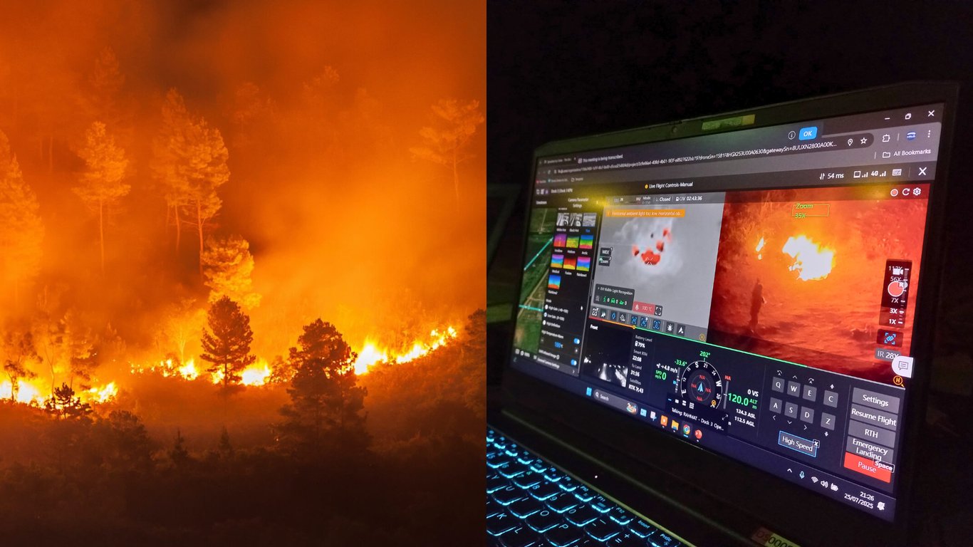 Fire Monitoring - DJI Dock 3 & FlightHub 2