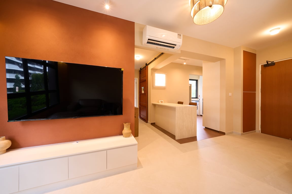 Terracotta minimalism paired with Cream Interior Design