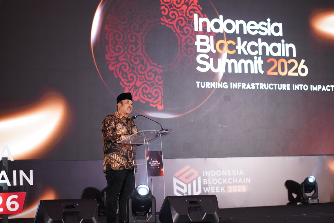 Menteri PPN/Kepala Bappenas, Prof. Dr. Ir. Rachmat Pambudy,&nbsp;membuka gelaran Indonesia Blockchain Week (IDBW) 2026 resmi digelar pada 12–13 Agustus 2026. Sumber: IDBW.