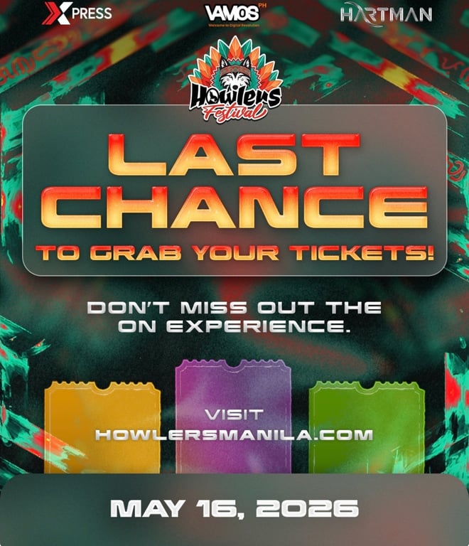Get your tickets now!