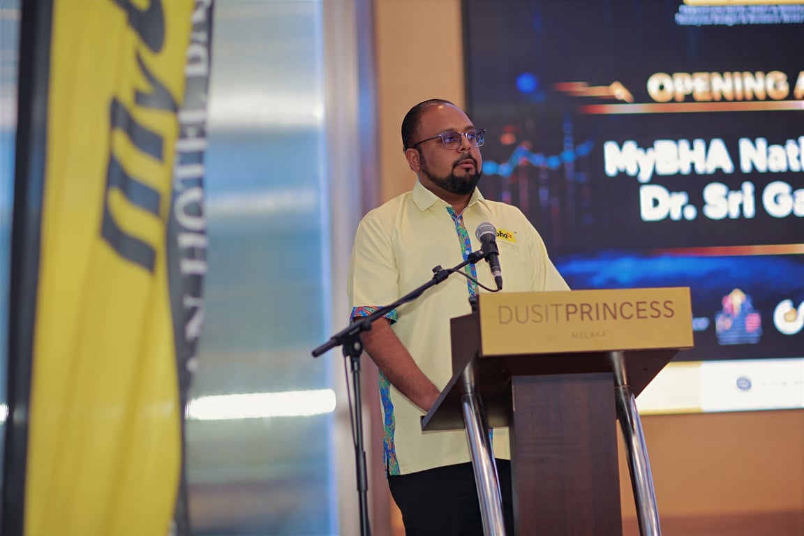 Opening address by MyBHA's National President, Dr Sri Ganesh Michiel.&nbsp;