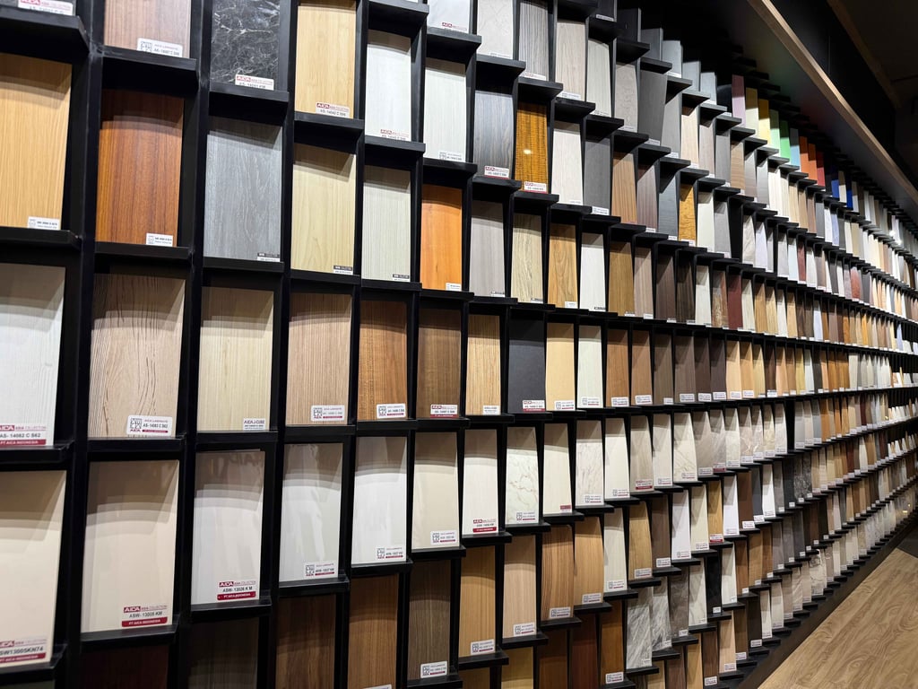 Deretan Motif dan Warna Aica HPL