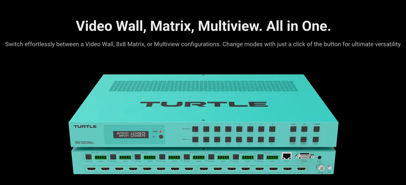 Video Processor - Turtle AV - MLV Teknologi
