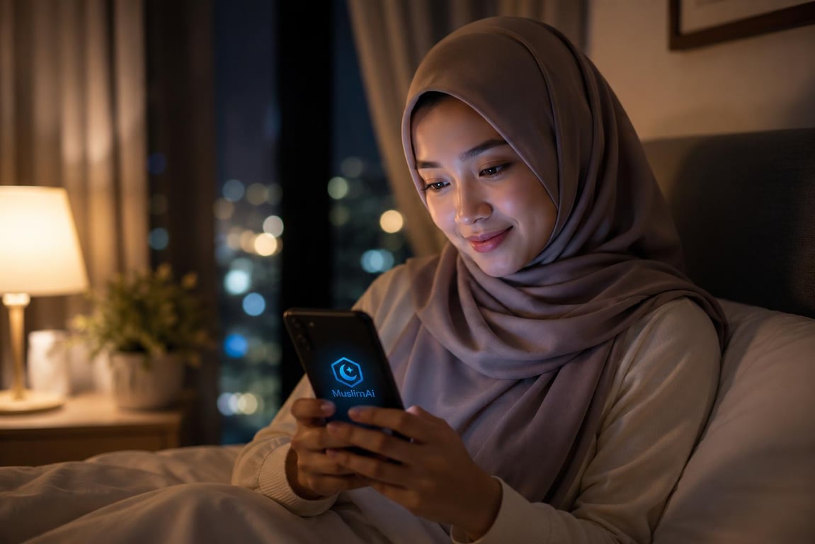 Muslim Women who Feel They Aren't Alone at Night