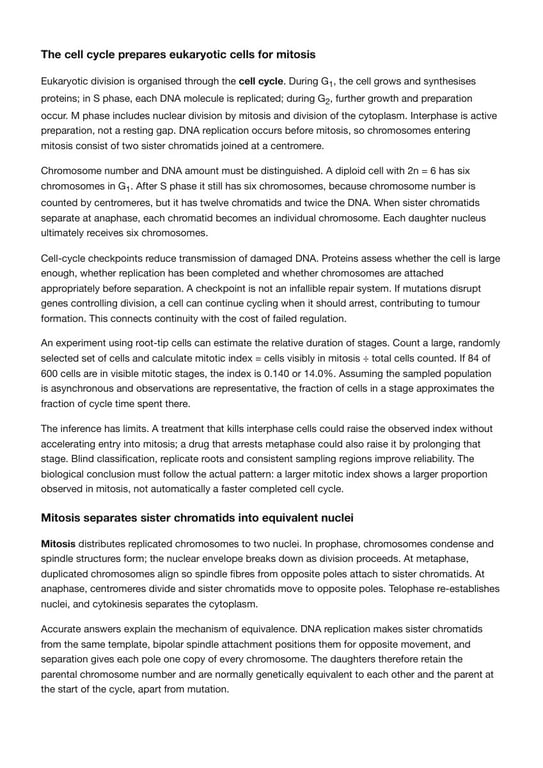 A sample from ATARMAxxing’s WACE Biology revision notes.