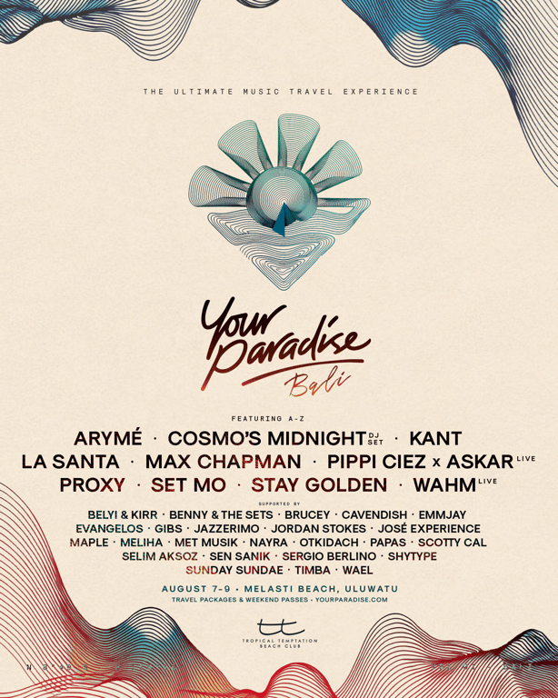 A three-day festival at Tropical Temptation Beach Club on the shores of Melasti Beach | PR