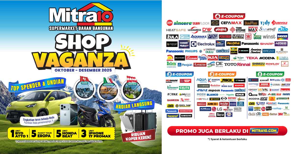 Docs Mitra10: Brand sponsor yang tergabung dalam Shopvaganza 2025