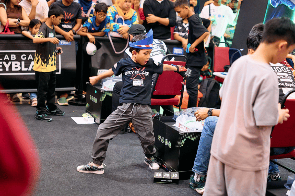 Player in action