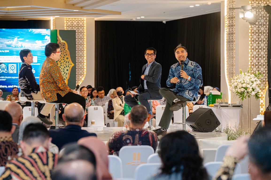 Presiden Direktur Prudential Syariah, Iskandar Ezzahuddin, di Panggung Sharia Insurance International Forum 2026