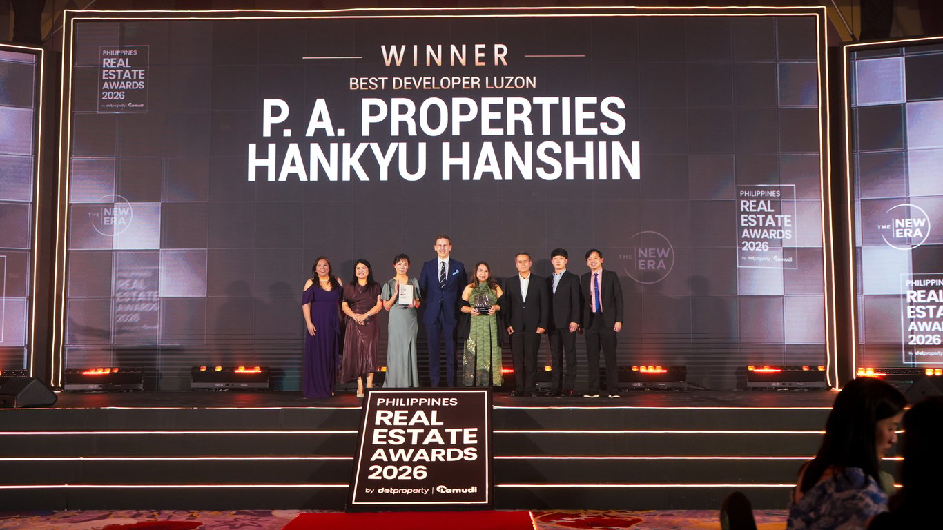 P.A. Properties Hankyu Hanshin named Best Developer – Luzon at Philippines Real Estate Awards 2026