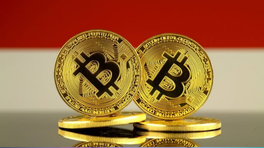 Ilustrasi aset kripto Bitcoin (BTC) dan bendera Indonesia. Sumber: Tokocrypto.