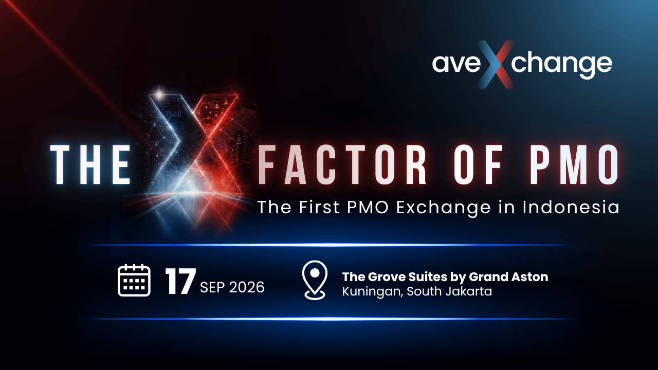 AveXchange 2026: The X Factor of PMO akan diselenggarakan pada Kamis, 17 September 2026, di The Grove Suites by Grand Aston, Jakarta Selatan.