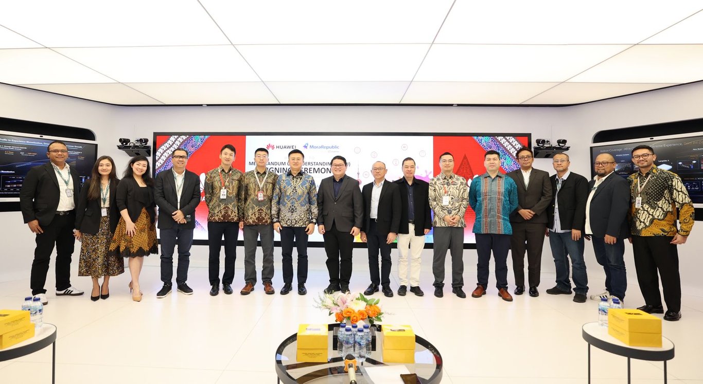 MoraRepublic & Huawei dalam Penandatanganan MoU