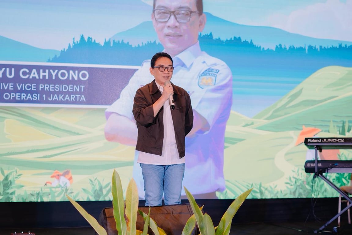 EVP 1 Jak, Wahyu Cahyono memberikan sambutan 