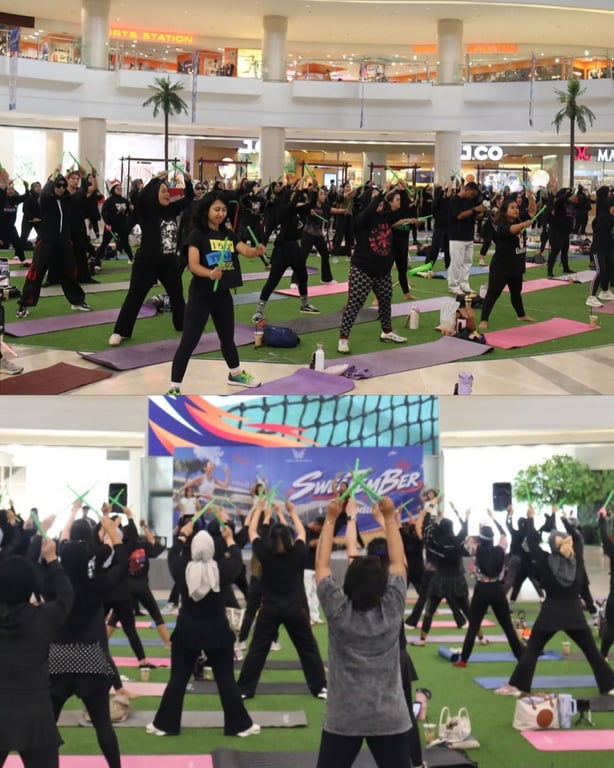 <i>Special Class POUND x ZUMBA with JJNF dan Road to Kejurnas Karate Kyokushinkai  - Main Atrium, Ground Floor</i>