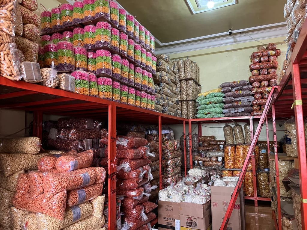 stok melimpah di gudang 1
