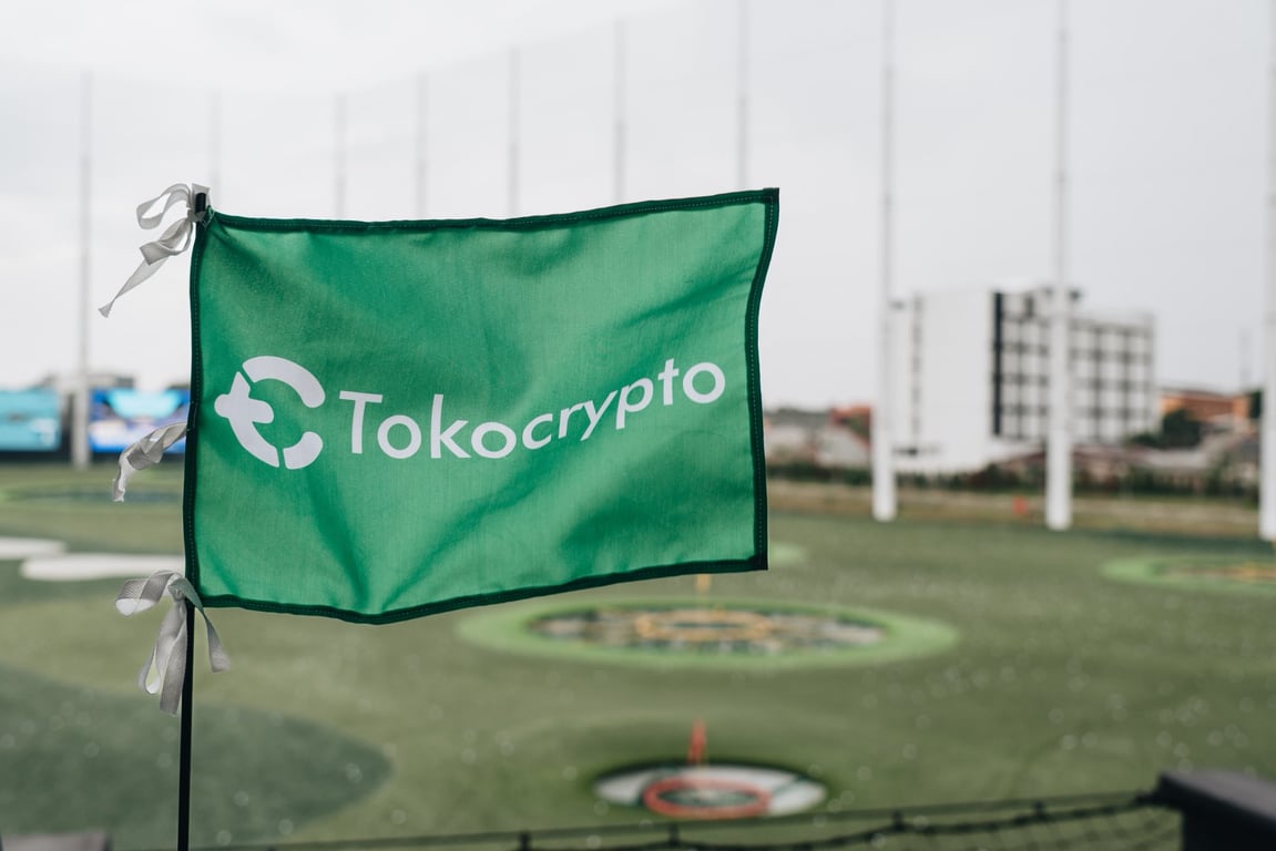 Ilustrasi logo Tokocrypto, platform perdagangan aset kripto yang telah meraih 5 juta pengguna. Sumber: Tokocrypto.