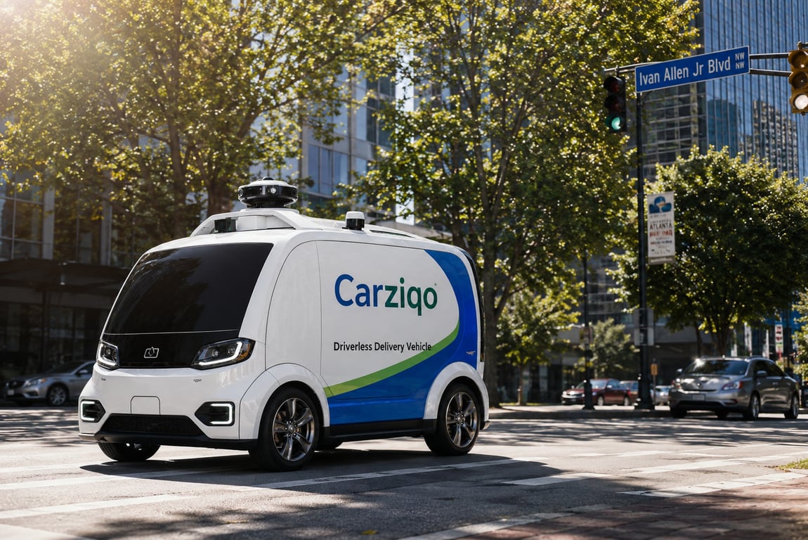 Carziqo Relaunches A-DS Driverless Delivery Vehicle Service in Atlanta, Expanding Its Autonomous Logistics Asset Model | PR