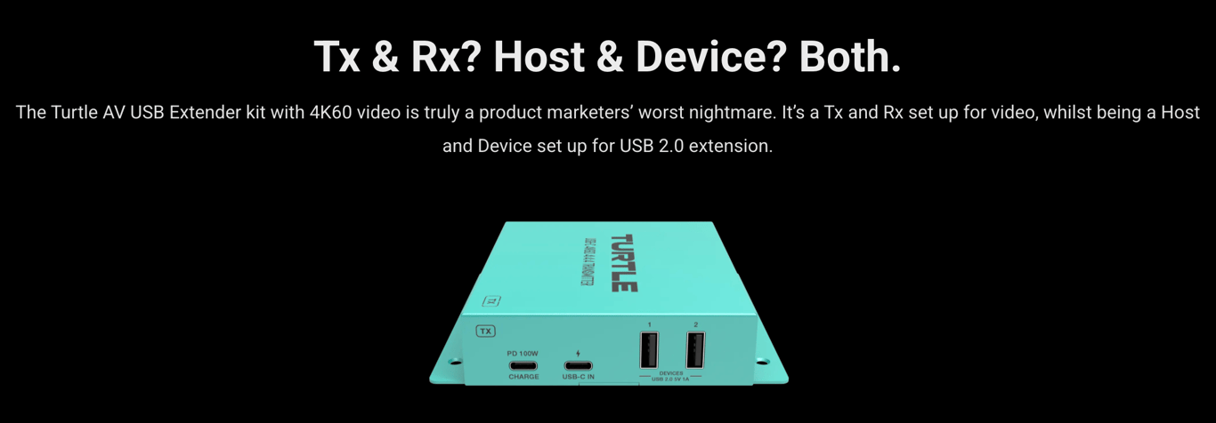 USB3.2 Extender Turtle AV - MLV Teknologi