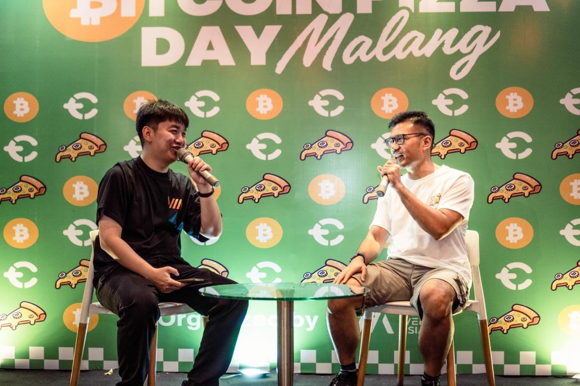 Tokocrypto sukses mengelar perayaan&nbsp;Bitcoin Pizza Day di Malang, pada 20 Mei 2026. Sumber: Tokocrypto.