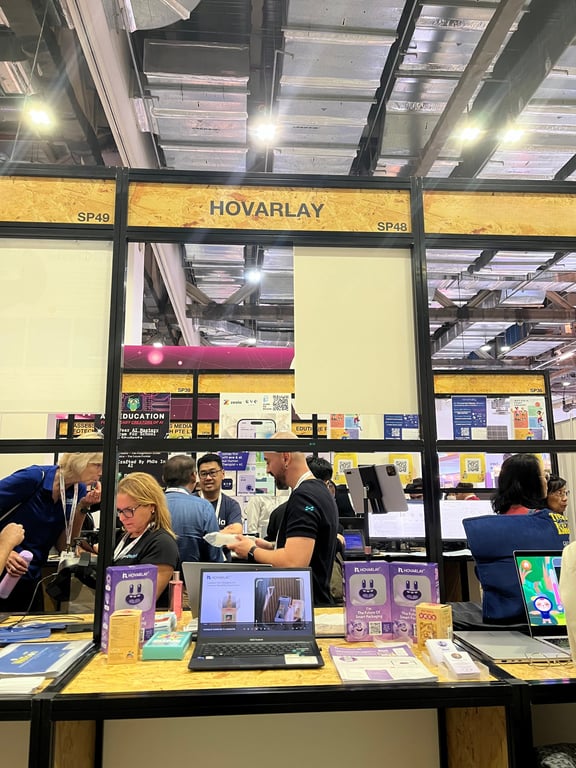 HOVARLAY’s booth at EDUtech Asia 2025 attracted strong interest from educators, students, and industry professionals.