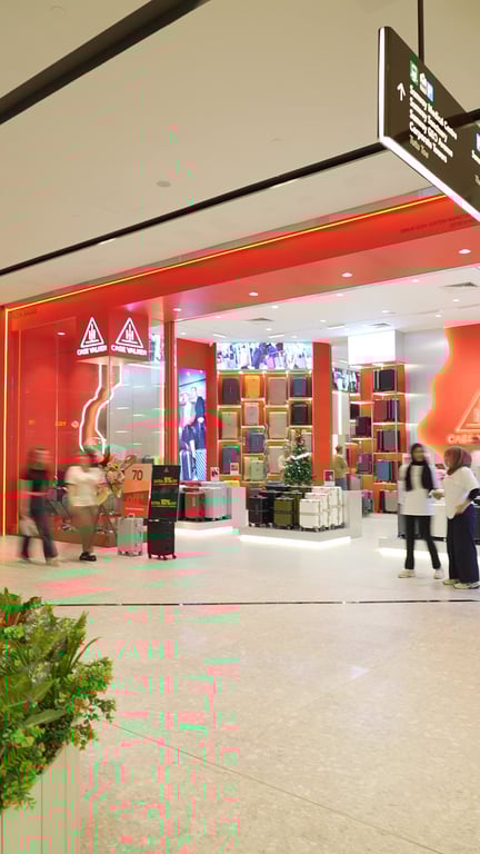 From digital roots to retail reality. A Case Valker physical storefront in Malaysia showcases the full range of EVE2 luggage, meeting the increasing demand from modern travelers for a hands-on product experience.