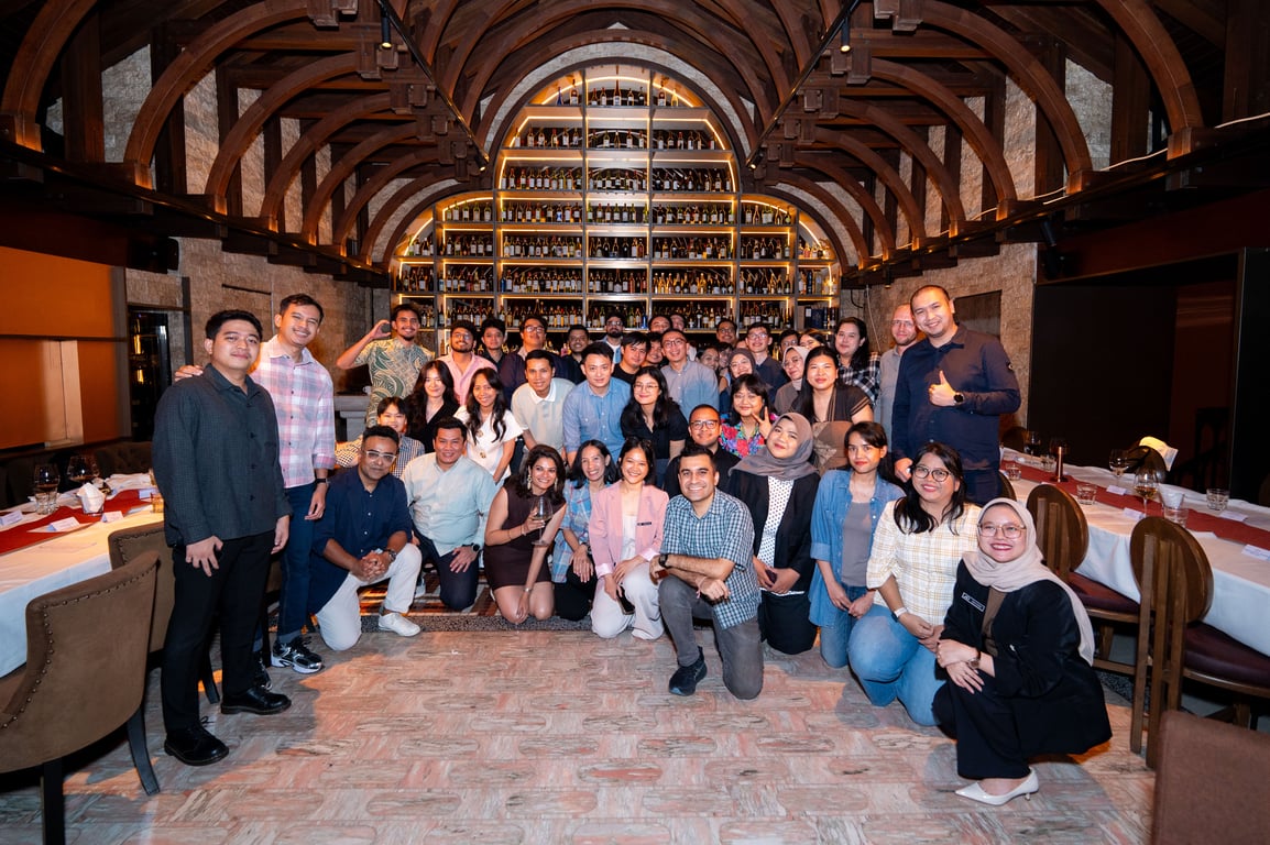 Peserta networking dinner eksklusif Admitad di Casa Cuomo, Jakarta, yang mempertemukan para pelaku utama industri digital Indonesia.