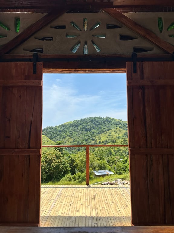A scenic Bohol landscape surrounding the farm.