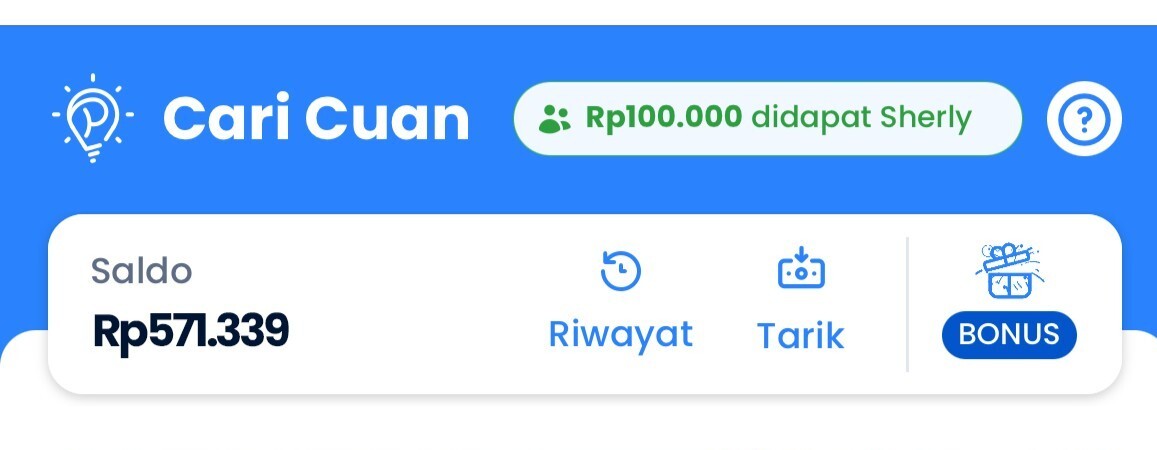 ilustrasi saldo cari cuan pintarnya