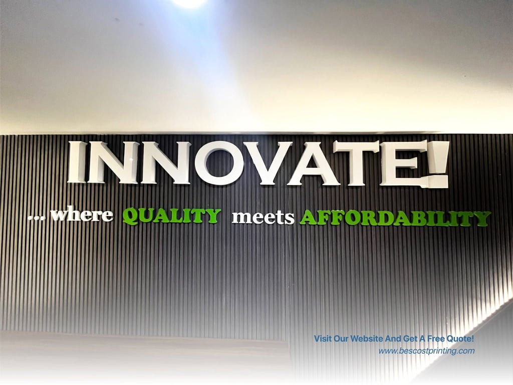 Bescost Printing | Innovate Signage