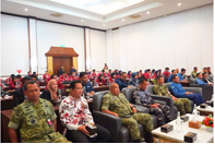 Kegiatan kunjungan industri dan talkshow bertajuk Kuliah Kerja Dalam Negeri Universitas Pertahanan RI ke Krakatau Steel, Cilegon (21/5)
