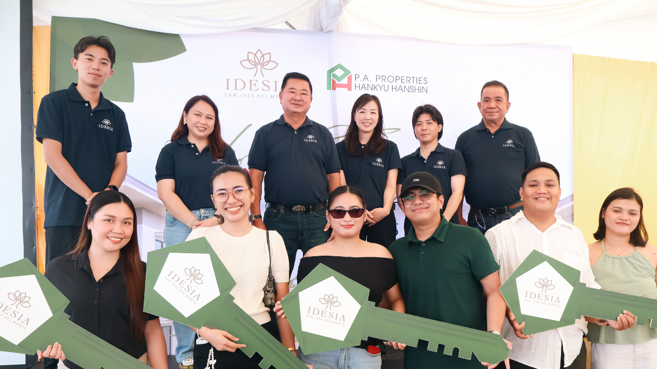 P.A. Properties Hankyu Hanshin welcomes first homeowners at Idesia San Jose del Monte, marking its debut in North Luzon | PR