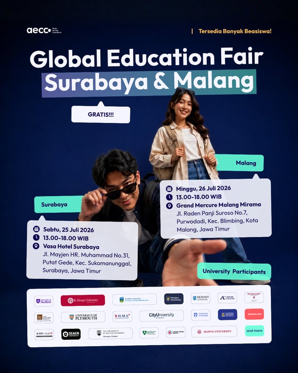 Global Education Fair Surabaya dan Malang 2026