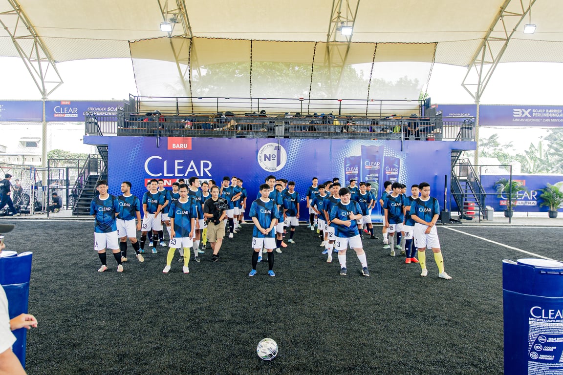 <i>Keterangan foto: Sebanyak 50 peserta terpilih mengikuti CLEAR Men Ultra Squad Bootcamp setelah melalui proses seleksi digital dari berbagai daerah di Indonesia.&nbsp;</i>&nbsp;