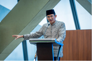 Sandiaga Uno pada kegiatan Krakatau Industrial Business Gathering di Tangerang (23/1)