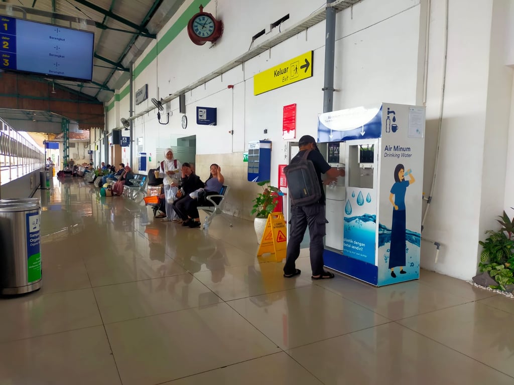 Fasilitas Water Stasion di Stasiun Kertosono