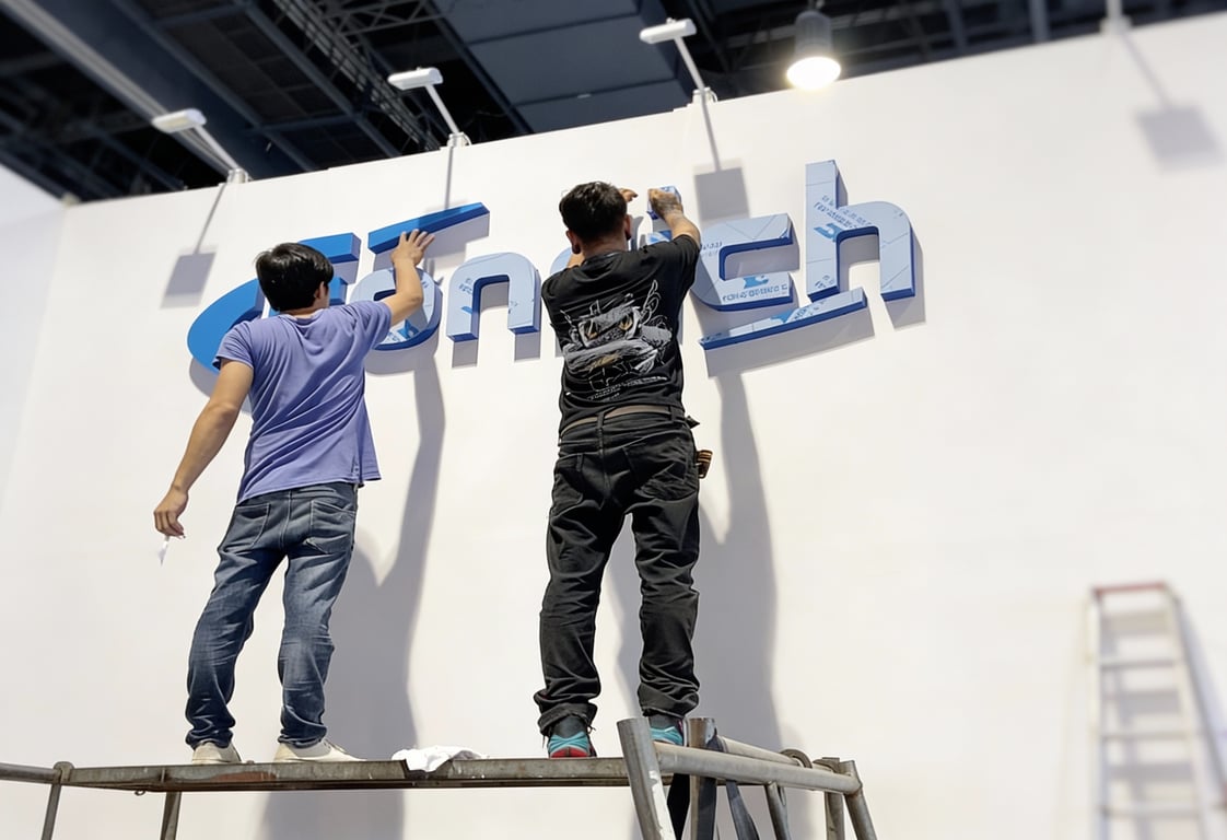 Bescost Printing | Expo Booth Signage Installation